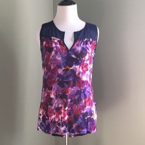 🎉 LAST CALL! 🎉 Simply Vera watercolor floral top